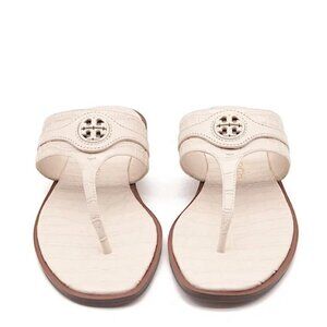 NWOT Tory Burch Carson Thong Welt Sandal - New Cream